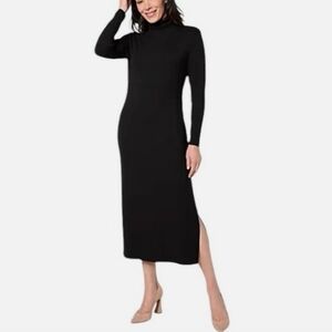Women‎ with Control Regular Finespun Jersey Tummy Control Midi Dress Black